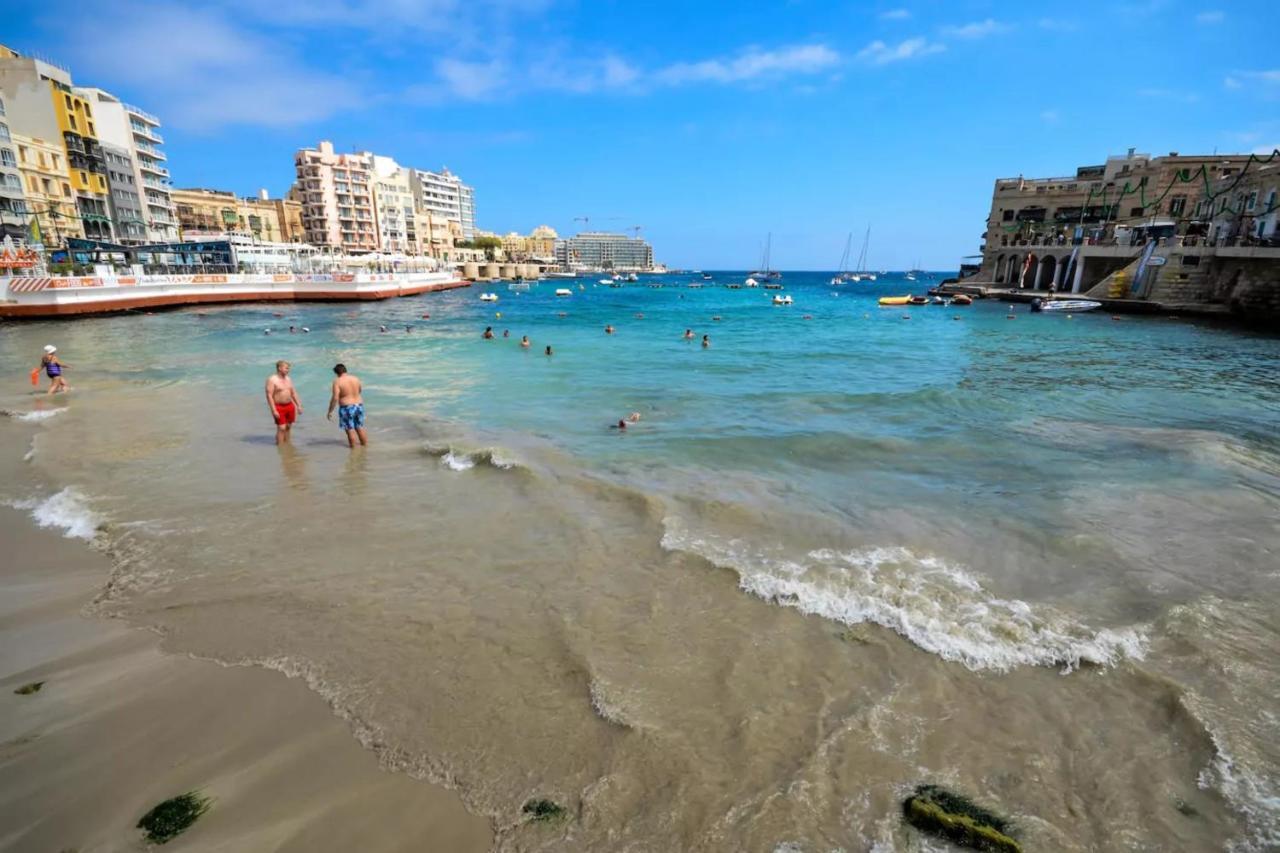 Modern 3 Bedroom & 3 Bathroom Apartment - Near Balluta Bay San Ġiljan Extérieur photo